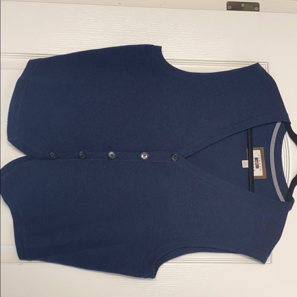 Men’s Wool Button-down Sweater Vest